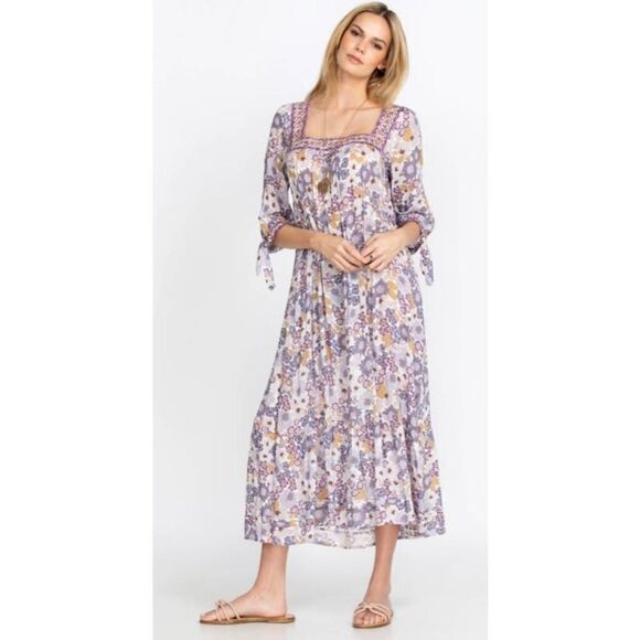 Johnny Was Dione Midi Dress NWT Sz. M - Picture 1 of 6